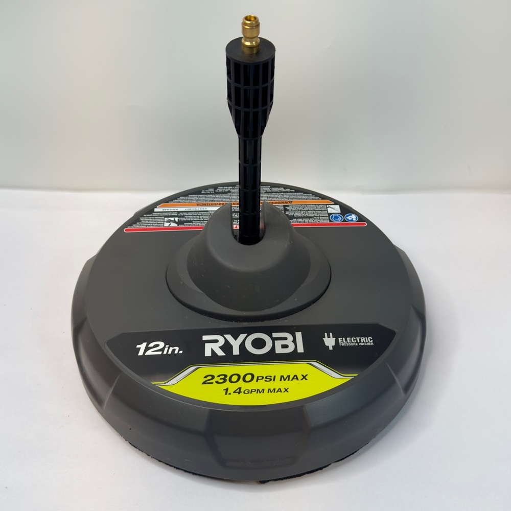 RYOBI 12‎ in. 2,300 PSI Electric Pressure Washers Surface Cleaner - Picture 3 of 9